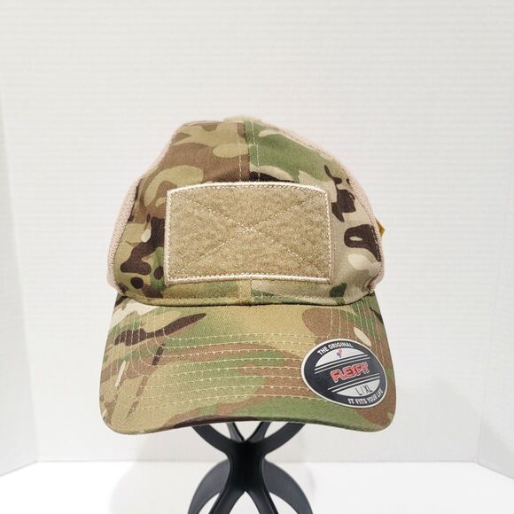 Re Factor Blasting Cap Tactical Hat L/XL FlexFit Multicam Camo US Army Patch - Picture 4 of 15